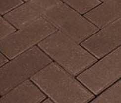 Клинкерная брусчатка Экоклинкер Шоколад 200x100x50 мм скала