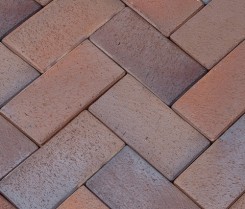 Клинкерная брусчатка Brickhoff DKP 607 200x100x52мм Дрезден